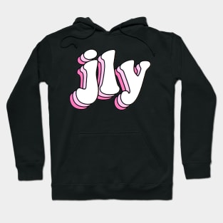 jesus loves you (pink) Hoodie